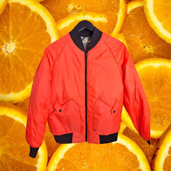 10x Men's Orange Camo Hooded Gore-Tex Full Zip Reversible Hunting Jacket Size M - Picture 7 of 16